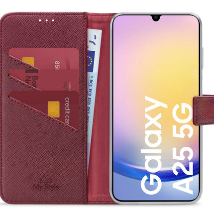 My Style Flex Wallet For Samsung Galaxy A25 5G Bordeaux