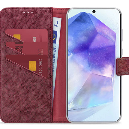 My Style Flex Wallet For Samsung Galaxy A55 5G Bordeaux