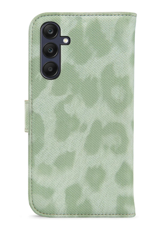 My Style Flex Wallet For Samsung Galaxy A35 5G Green Leopard
