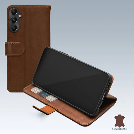 Mobilize Leather Wallet Samsung Galaxy A05S Brown