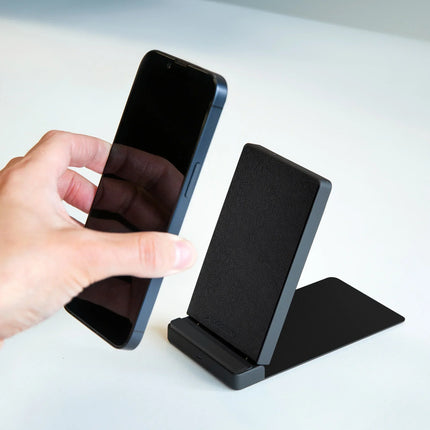 Mobilize Wireless Fast Charger Foldable 5W/7.5W/10W/15W Pu Leather Black