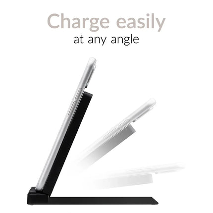 Mobilize Wireless Fast Charger Foldable 5W/7.5W/10W/15W Pu Leather Black