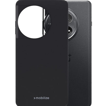 Mobilize Rubber Gelly Case Oneplus 12 Matt Black
