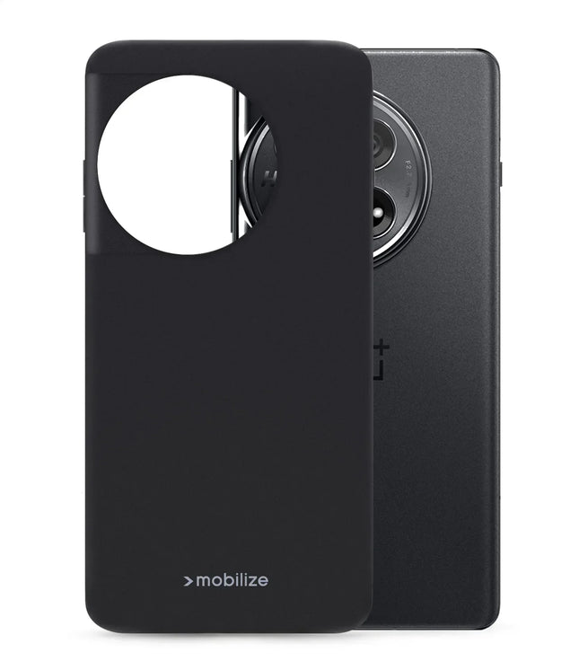 Mobilize Rubber Gelly Case Oneplus 12 Matt Black
