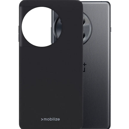 Mobilize Rubber Gelly Case Oneplus 12R Matt Black