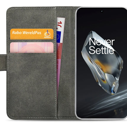 Mobilize Classic Gelly Wallet Book Case Oneplus 12 Black