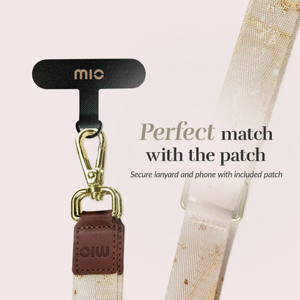 Mio By Mobilize Mio Lanyard Gold Marble