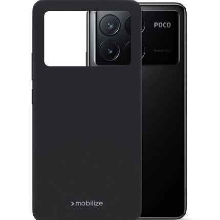 Mobilize Rubber Gelly Case Xiaomi Poco X6 Pro 5G Matt Black
