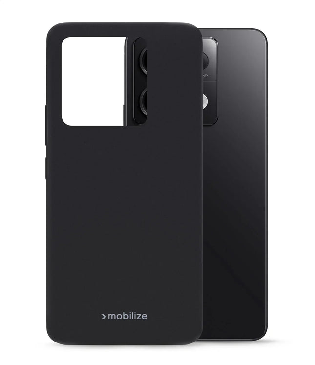 Mobilize Rubber Gelly Case Xiaomi Poco X6 5G/Redmi Note 13 Pro 5G Matt Black