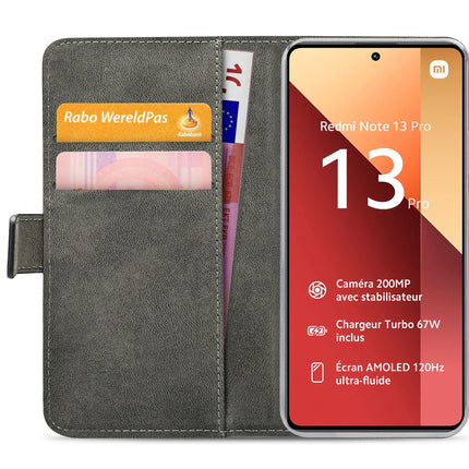 Mobilize Classic Gelly Wallet Book Case Xiaomi Poco M6 Pro 4G/Redmi Note 13 Pro 4G  Black