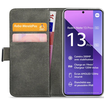 Mobilize Classic Gelly Wallet Book Case Xiaomi Redmi Note 13 Pro+ 5G Black