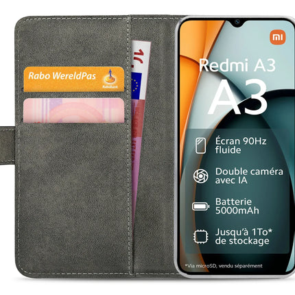 Mobilize Classic Gelly Wallet Book Case Xiaomi Redmi A3/A3X Black
