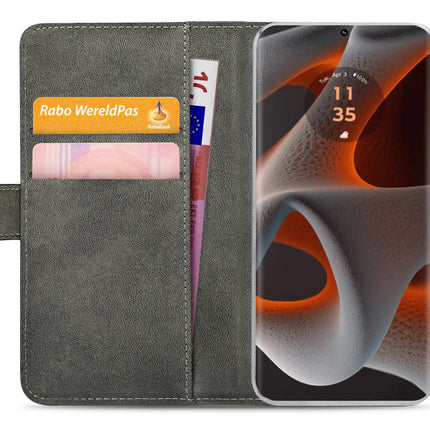 Mobilize Classic Gelly Wallet Book Case Motorola Edge 50 Pro Black
