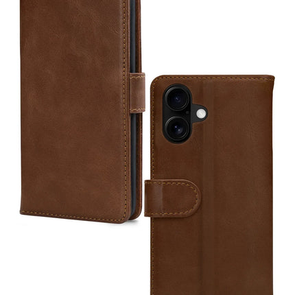 Mobilize Leather Wallet Apple Iphone 16 Brown