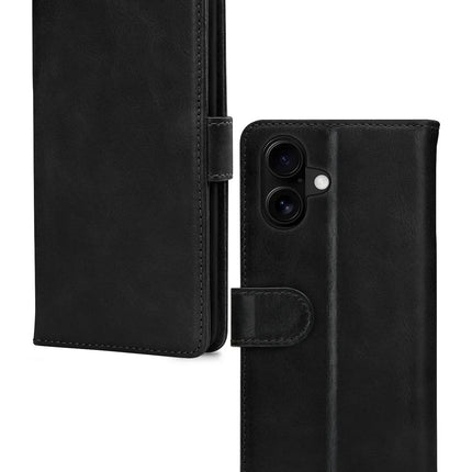 Mobilize Premium Gelly Wallet Book Case Apple Iphone 16 Plus Black