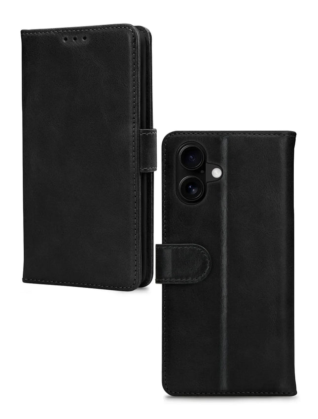 Mobilize Premium Gelly Wallet Book Case Apple Iphone 16 Plus Black