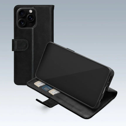 Mobilize Premium Gelly Wallet Book Case Apple Iphone 16 Pro Black
