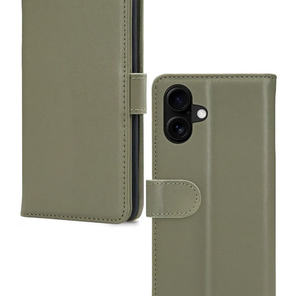 Mobilize Premium Gelly Wallet Book Case Apple Iphone 16 Plus Green