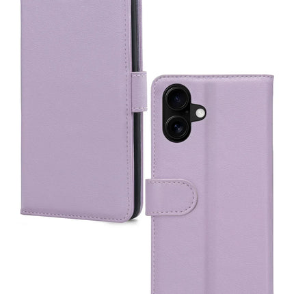 Mobilize Premium Gelly Wallet Book Case Apple Iphone 16 Plus Purple