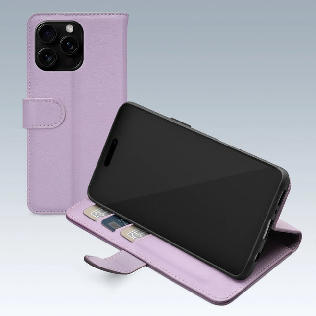 Mobilize Premium Gelly Wallet Book Case Apple Iphone 16 Pro Purple