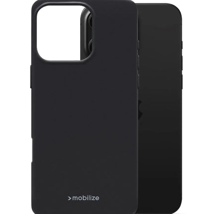 Mobilize Rubber Gelly Case Apple Iphone 16 Pro Max Matt Black