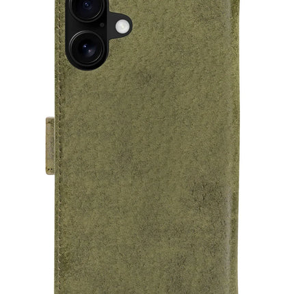 My Style Flex Wallet For Apple Iphone 16 Plus Olive