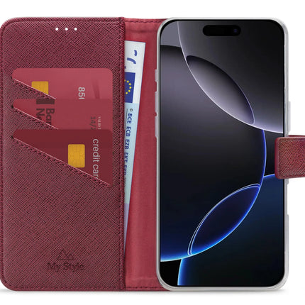My Style Flex Wallet For Apple Iphone 16 Pro Bordeaux