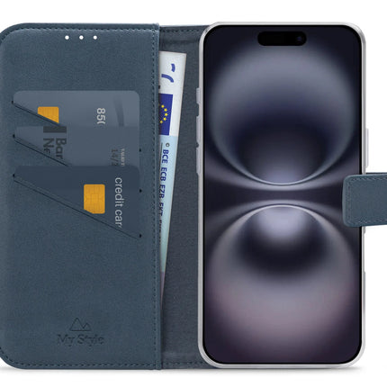 My Style Flex Wallet For Apple Iphone 16 Plus Ocean Blue