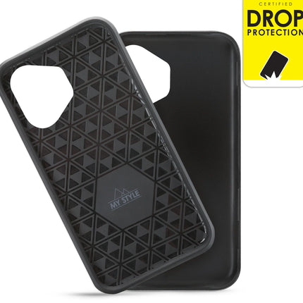 My Style Tough Case For Apple Iphone 16 Black
