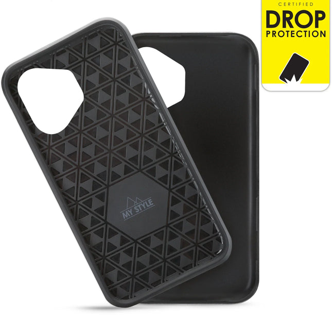 My Style Tough Case For Apple Iphone 16 Black