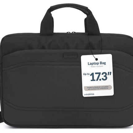 Mobilize Waterresistant Laptop Bag Up To 17.3Inch Black