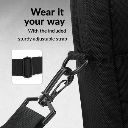 Mobilize Waterresistant Laptop Bag Up To 17.3Inch Black