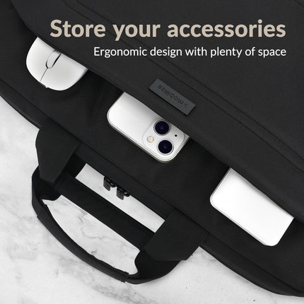 Mobilize Waterresistant Laptop Bag Up To 17.3Inch Black