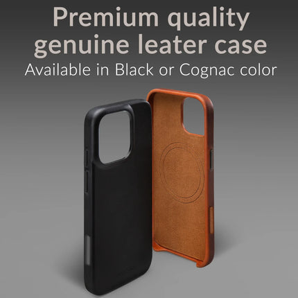 Mobilize Magsafe Compatible Premium Leather Case Apple Iphone 16 Plus Black