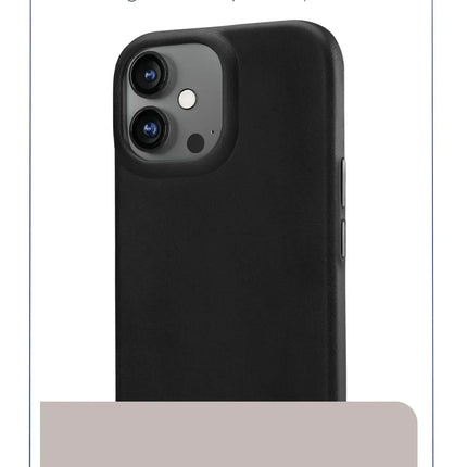 Mobilize Magsafe Compatible Premium Leather Case Apple Iphone 16 Plus Black