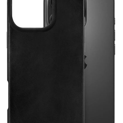Mobilize Magsafe Compatible Premium Leather Case Apple Iphone 16 Pro Black