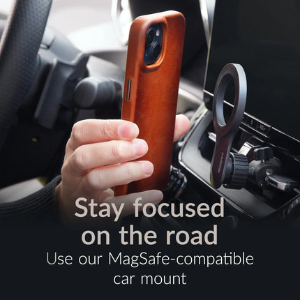 Mobilize Magsafe Compatible Premium Leather Case Apple Iphone 16 Pro Max Burned Cognac