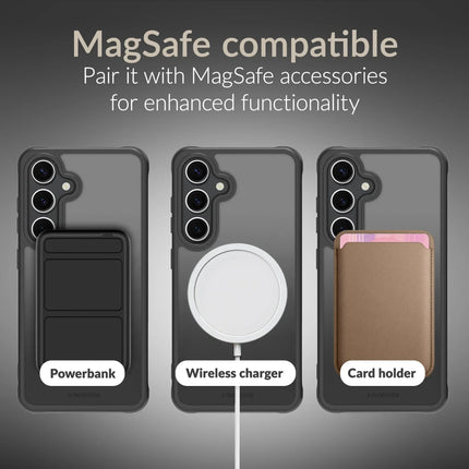 Mobilize Magsafe Compatible Hybrid Case Samsung Galaxy S24+ 5G Black