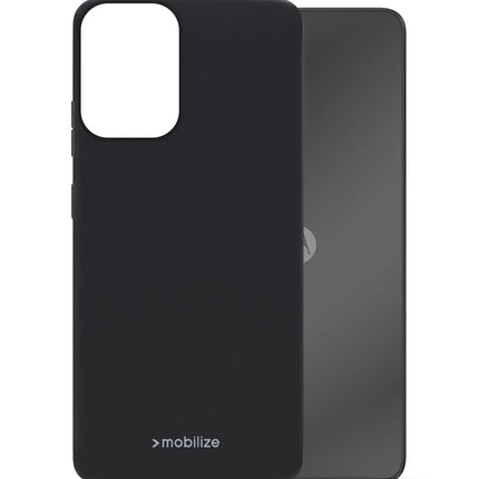 Mobilize Rubber Gelly Case Motorola Moto E14 4G Matt Black