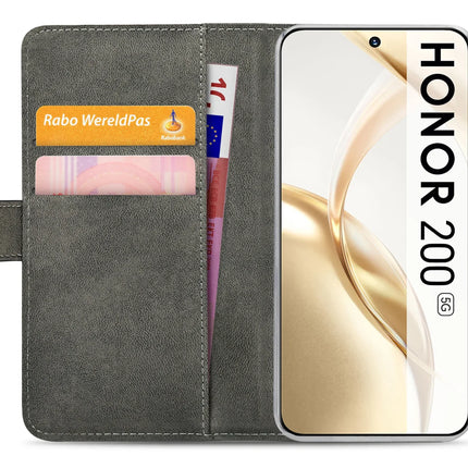 Mobilize Classic Gelly Wallet Book Case Honor 200 Black