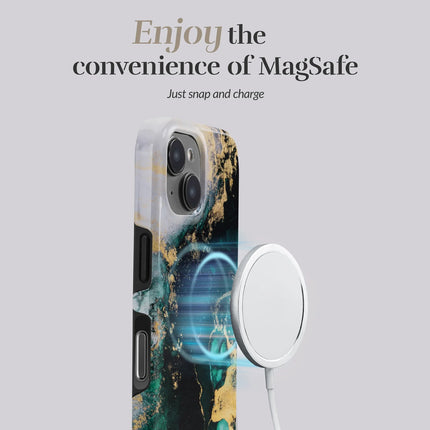 Mio By Mobilize Mio Green Marble Magsafe Compatible For Iphone 16 Plus