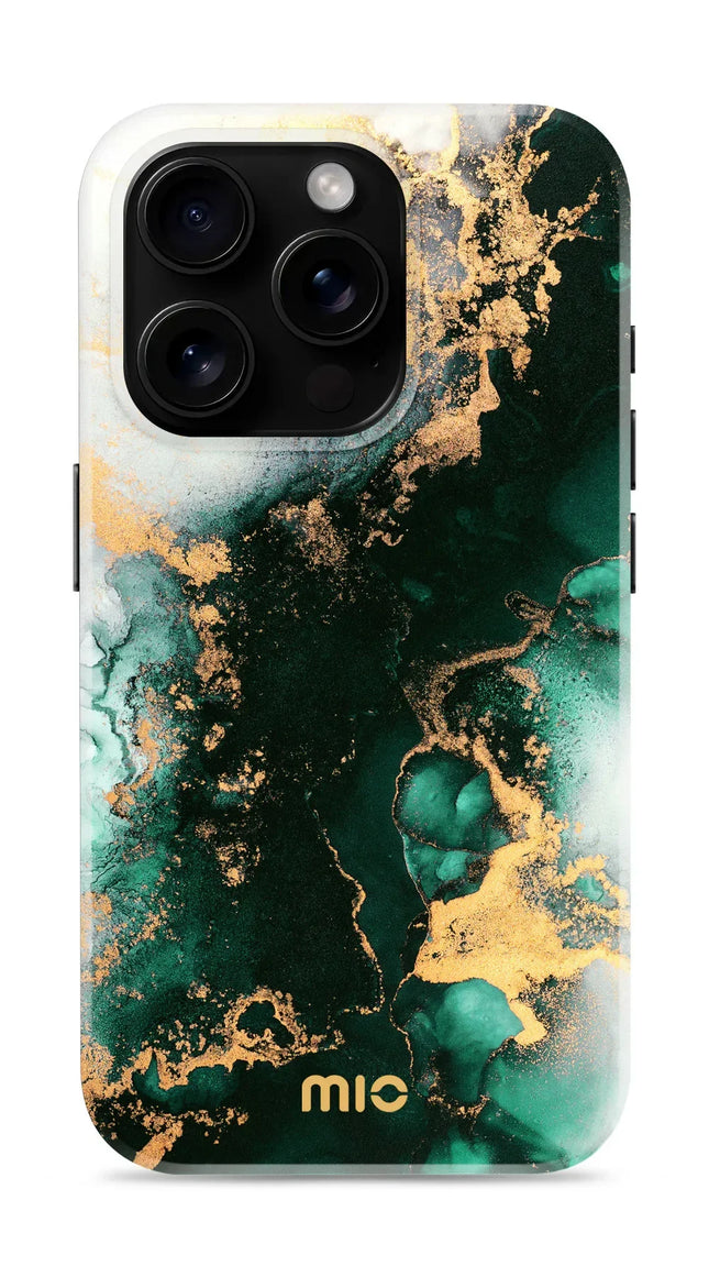 Mio By Mobilize Mio Green Marble Magsafe Compatible For Iphone 16 Pro