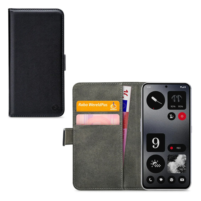 Mobilize Classic Gelly Wallet Book Case Nothing Cmf Phone 1 Black