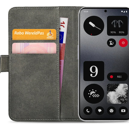 Mobilize Classic Gelly Wallet Book Case Nothing Cmf Phone 1 Black