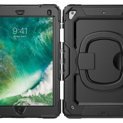 Mobilize Rotating Defender Case Stand Function For Apple Ipad 9.7 (17/18)/Air/Air 2/Pro 9.7 Black