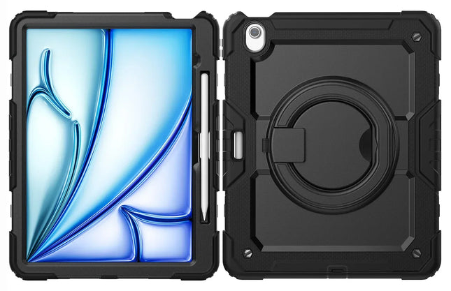 Mobilize Rotating Defender Case Stand Function For Apple Ipad Air 13 (2024/2025) Black