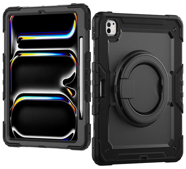 Mobilize Rotating Defender Case Stand Function For Apple Ipad Pro 13 (2024/2025) Black