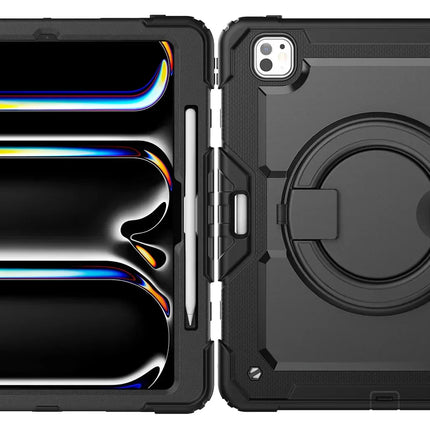 Mobilize Rotating Defender Case Stand Function For Apple Ipad Pro 13 (2024/2025) Black