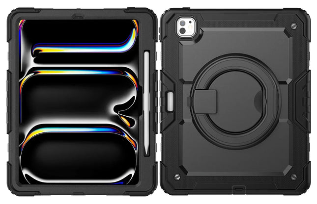 Mobilize Rotating Defender Case Stand Function For Apple Ipad Pro 13 (2024/2025) Black