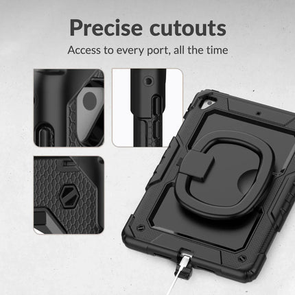 Mobilize Rotating Defender Case Stand Function For Samsung Galaxy Tab S9 Ultra/S10 Ultra 14.6 Black